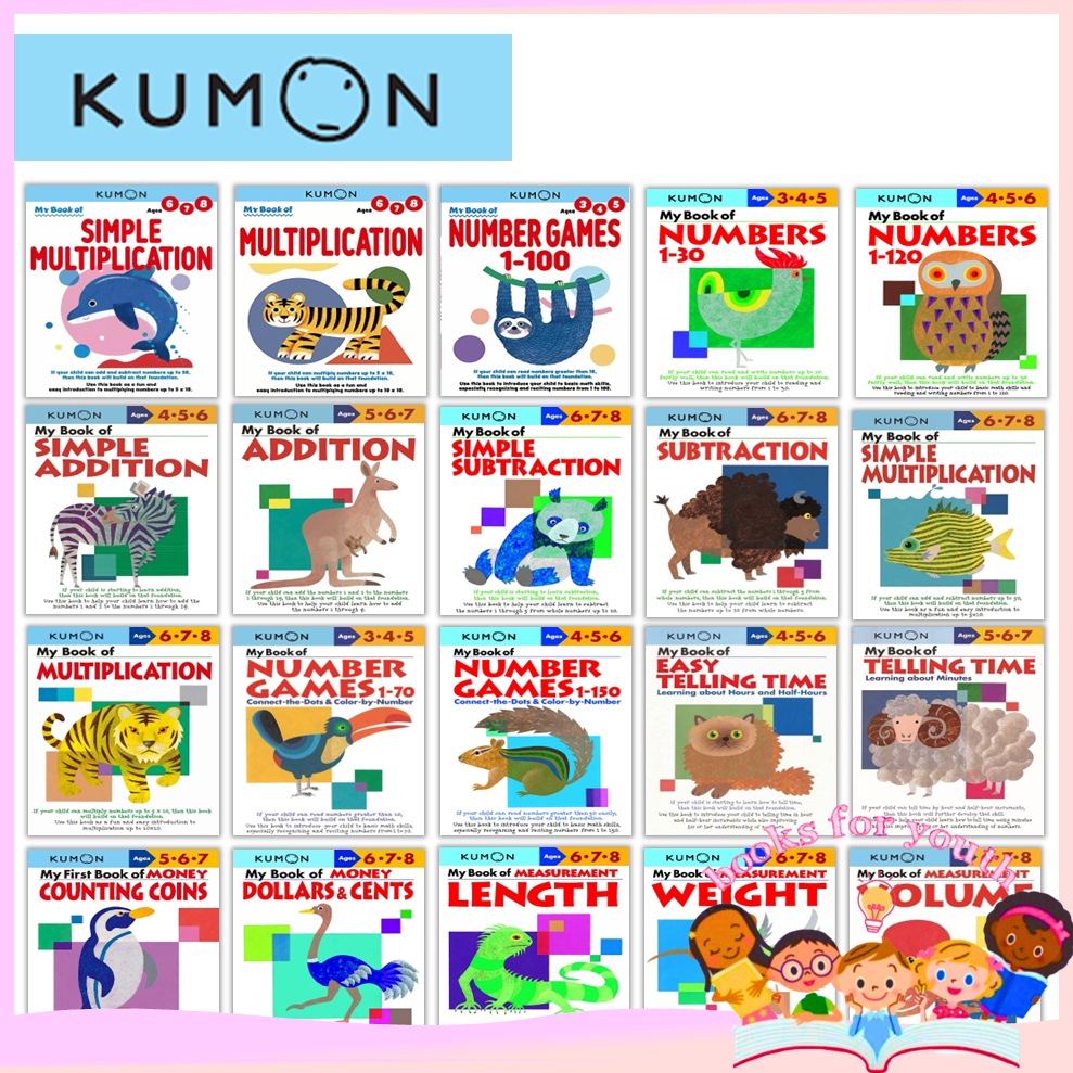 KUMON Math Skills Workbook For Kid [Activity Book] [Paperback] | Shopee ...