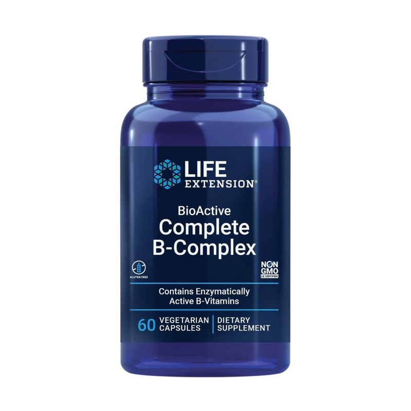 Life Extension Bioactive Complete B-complex, Heart, Brain And Nerve ...