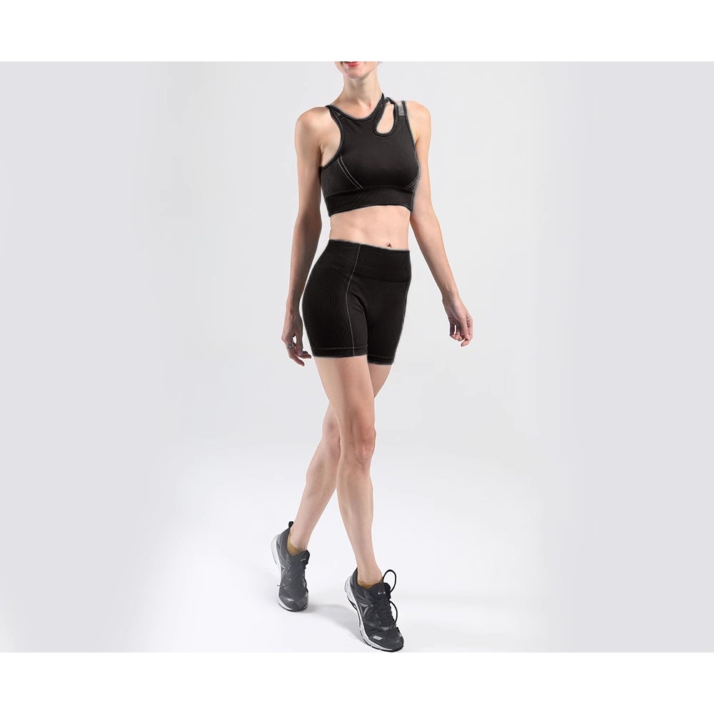 Seamless Bra and High Waist Shorts Active Set