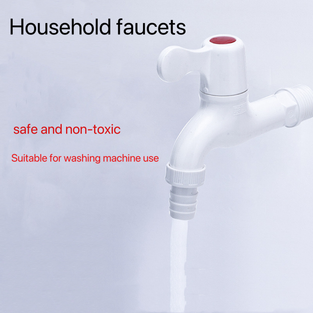 PVC Faucet (Plain Bibb and w/ Hose Bibb) Plastic Faucet | Shopee ...