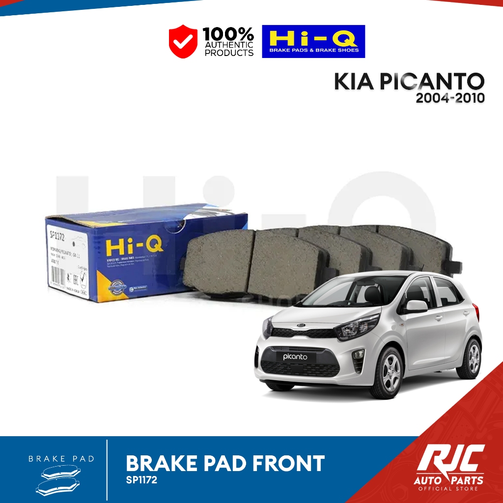 RTG Automotive Pair Front Brake Calipers For Kia Picanto (2004-2020) 1.0/1.1 CRDi