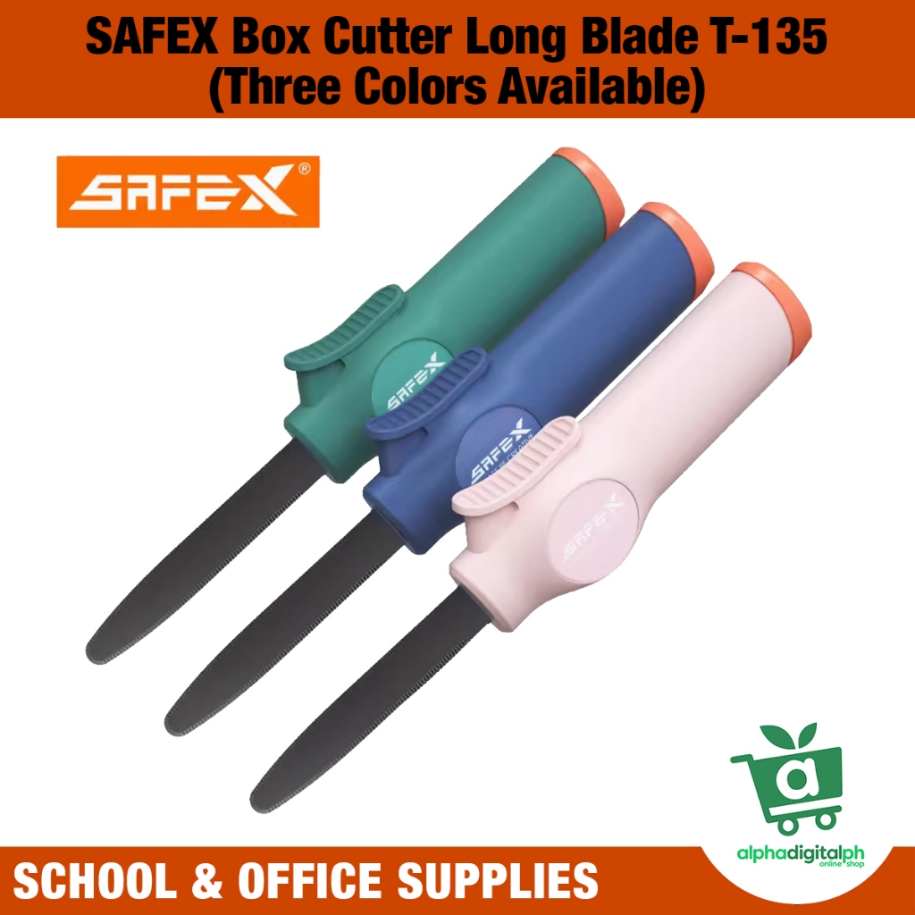 Safex T Long Blade Box Cutter For Corrugated Box Carton Box Shopee Philippines