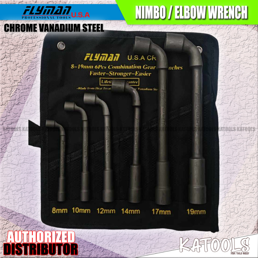 Flyman Elbow Wrench Or Nimbo Wrench Set Mm Shopee Philippines