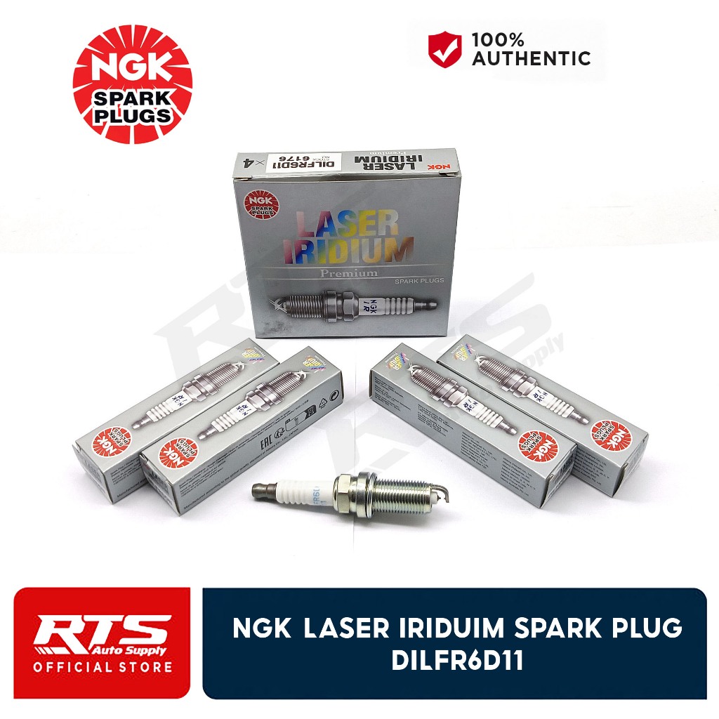 NGK Spark Plug DILFR6D11 6176 Pack Of 6