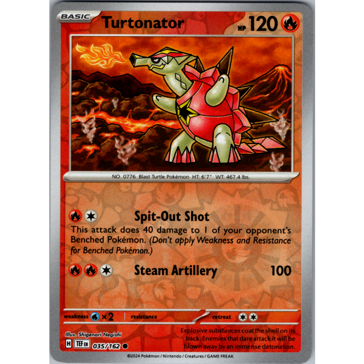 Pokemon TCG Turtonator 035/162 Temporal Forces | Shopee Philippines