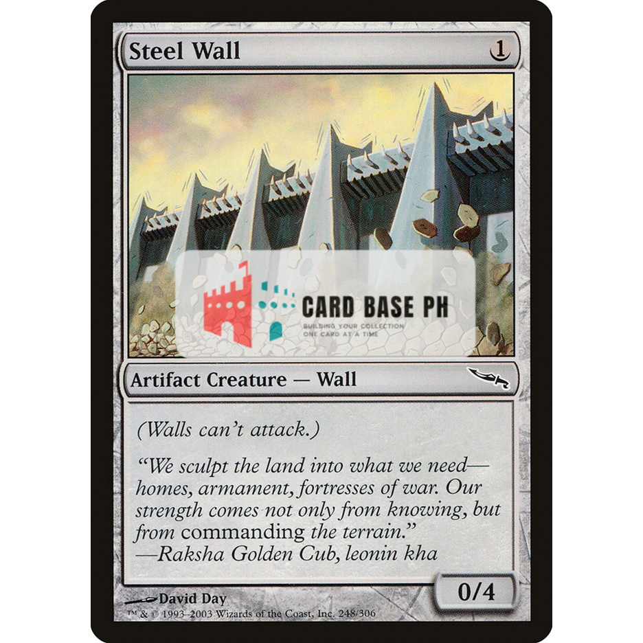 Steel Wall - Magic the Gathering Trading Card | Shopee Philippines