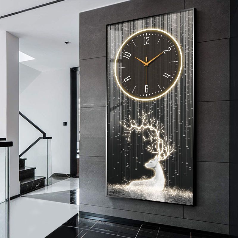 Clock decorations, wall clock murals, wall clocks in the living room ...