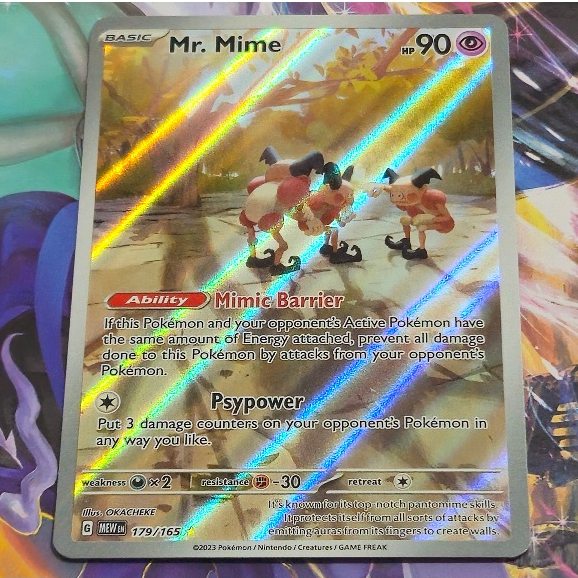 Pokemon TCG Mr. Mime 151 Illustration Rare | Shopee Philippines