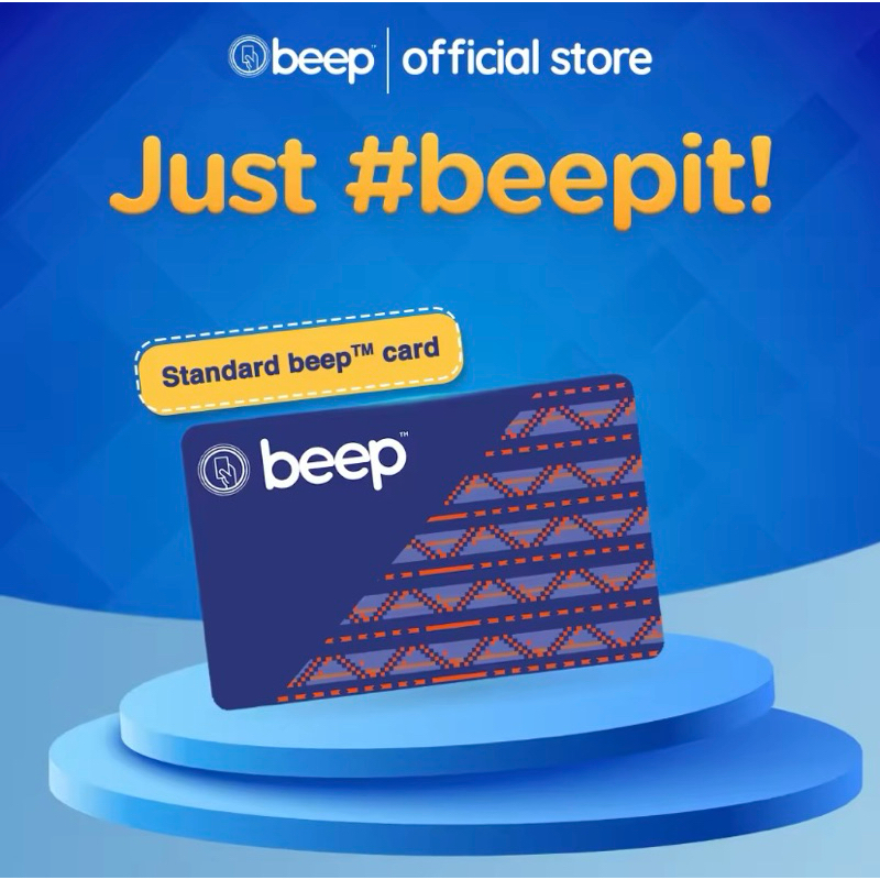 Beep Card w/20 Load For LRT-1, LRT-2, MRT-3, P2P Buses And Modernized ...