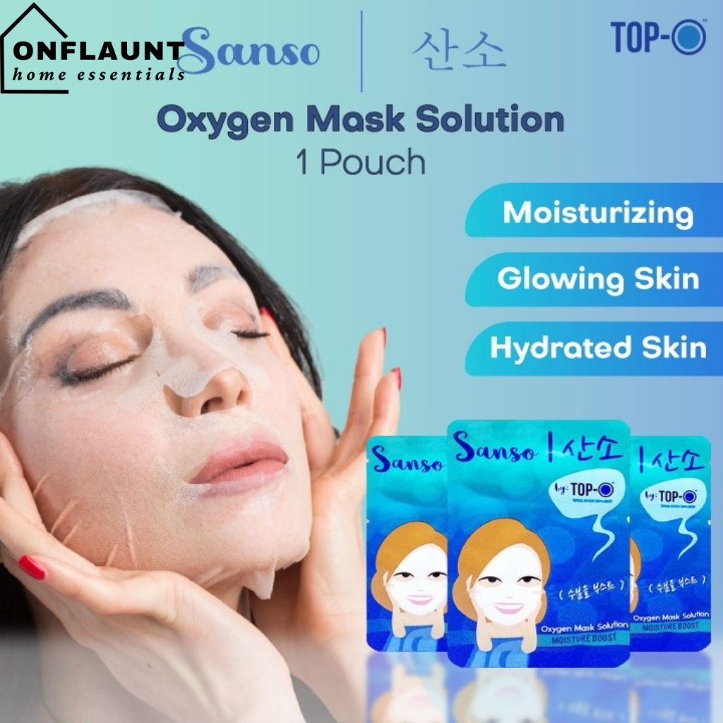 OnFlaunt 1pc Sachet Sanso Oxygen Mask Solution Moisture Boost Sachet ...