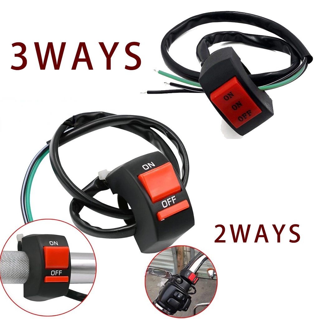Universal ON-OFF/ON-OFF-ON Switch Motorcycle 2 Ways/ 3Ways Switch ...