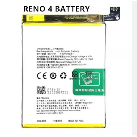Batteries with only good reviews Oppo Reno 4 Reno 4Z Battery ...