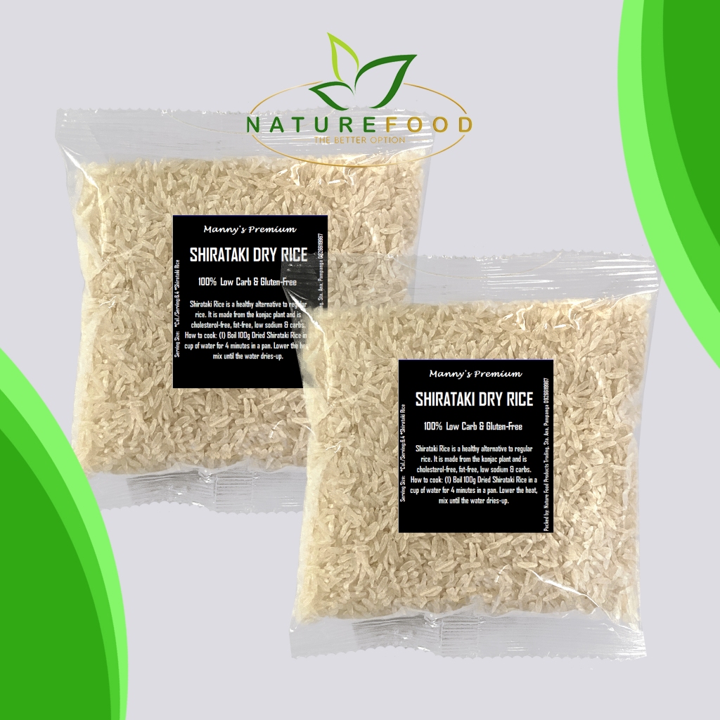 Shirataki Dry Rice (Organic Konjac from Japan Low Carb) | Shopee ...