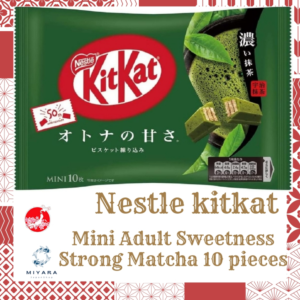 KitKat Mini Yokubari Adult Sweetness Double Matcha & Original, 10