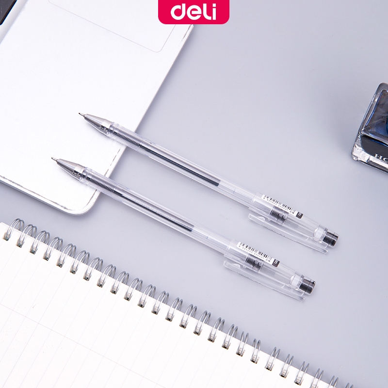 Deli 0.3mm Ball Pen High Capacity Ink Retro Gel Pen school supplies ...