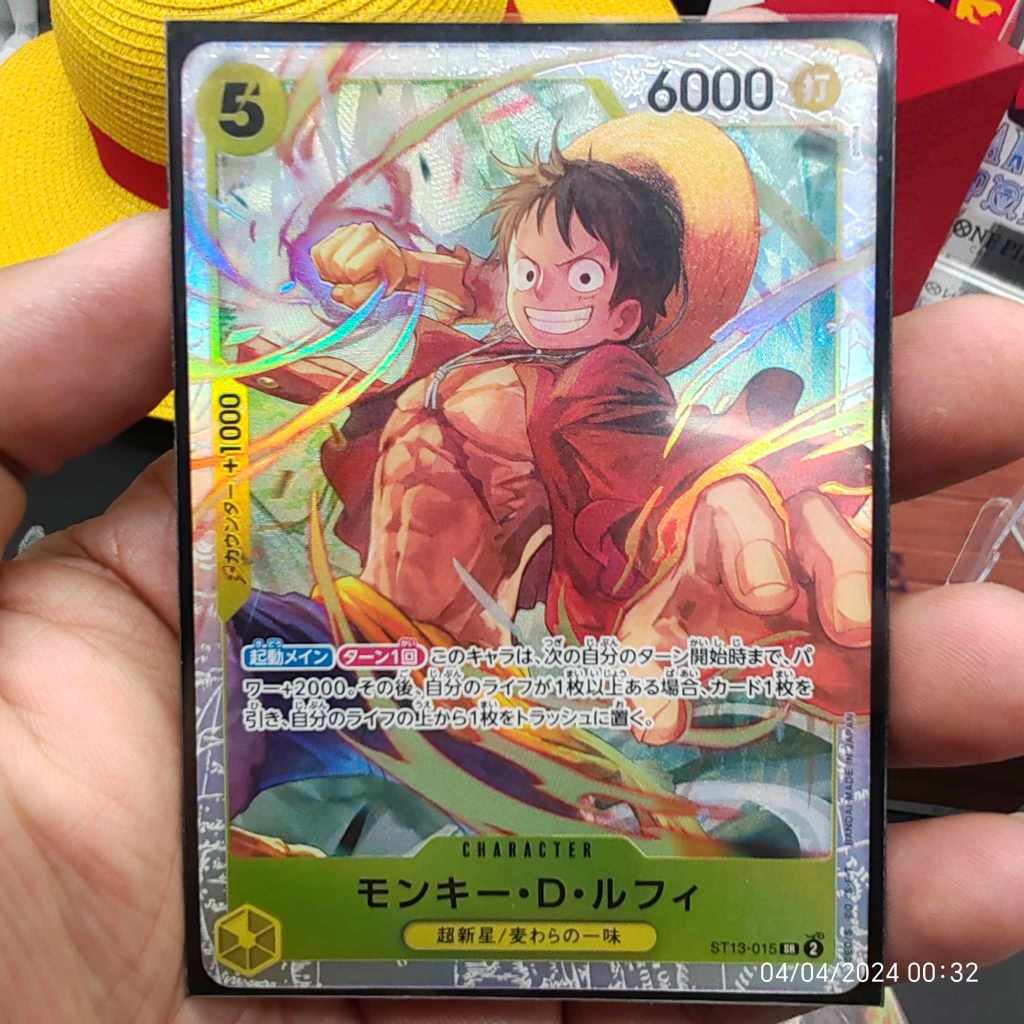 One Piece Tcg - St13-015 Sr Monkey D. Luffy 