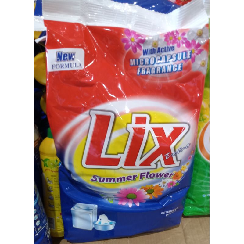 Lix Powder Detergent Summer Flower 5kg | Shopee Philippines