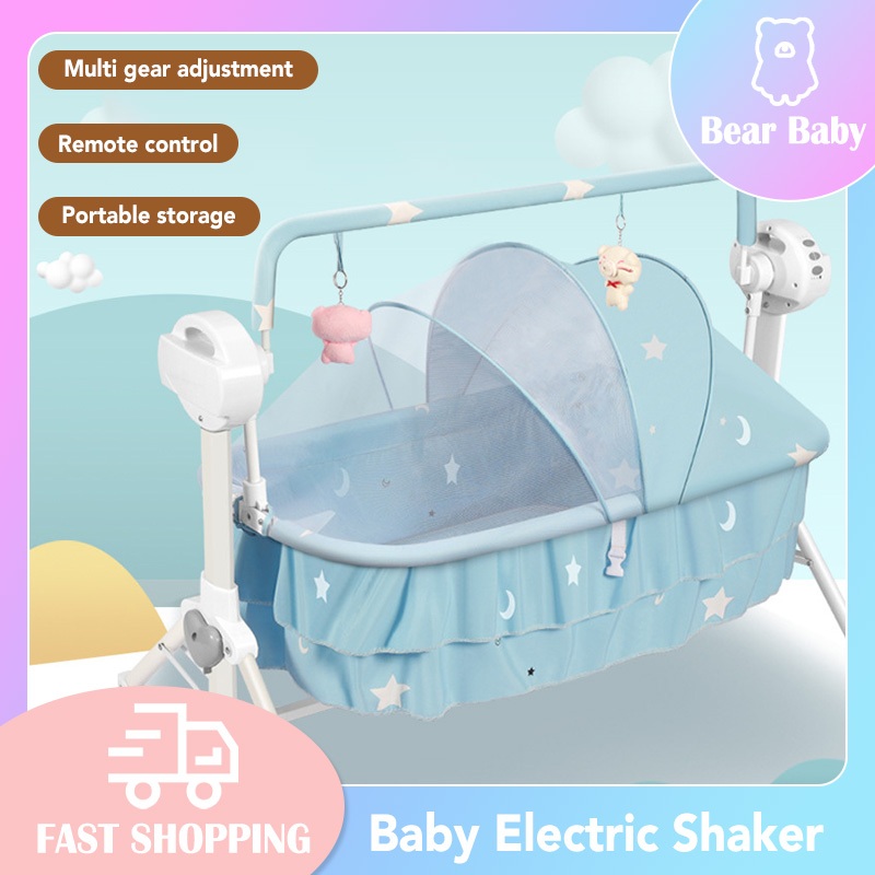 Baby Electric Rocking Chair Multifunctional Baby Rocking Bed Hammock ...