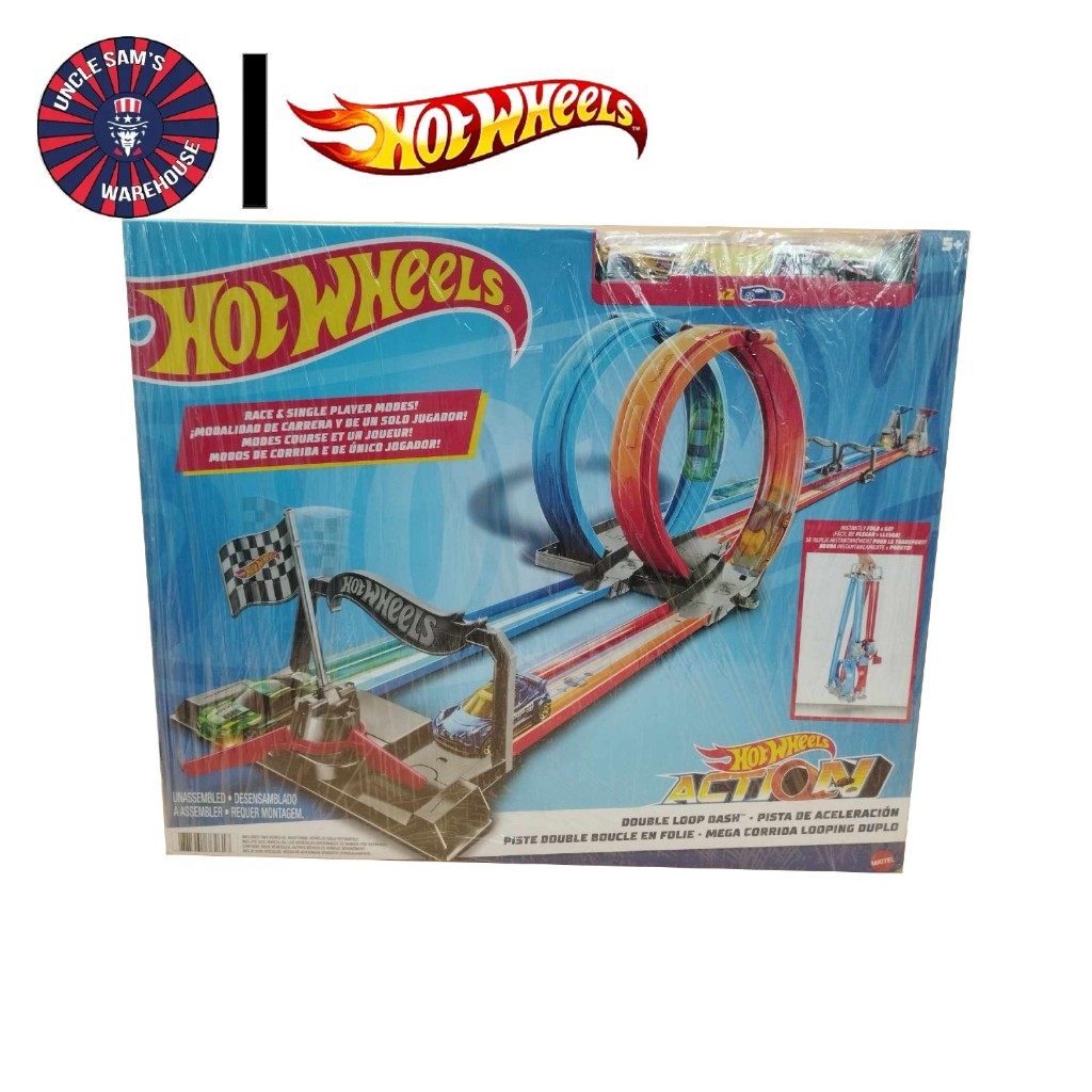 Hot Wheels Action Double Loop Dash Set Shopee Philippines 0856