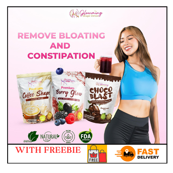 GLOWMING SHAPE DETOX PREMIUM COFFEE SHAPE, BERRY GLOW, CHOCO | Shopee ...