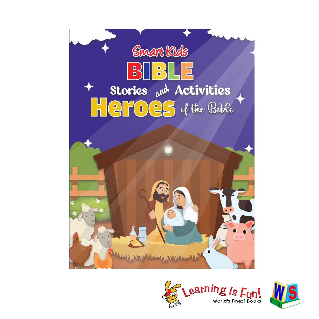 SMART KIDS BIBLE STORIES AND ACTIVITIES-HEROES OF THE BIBLE | Shopee ...