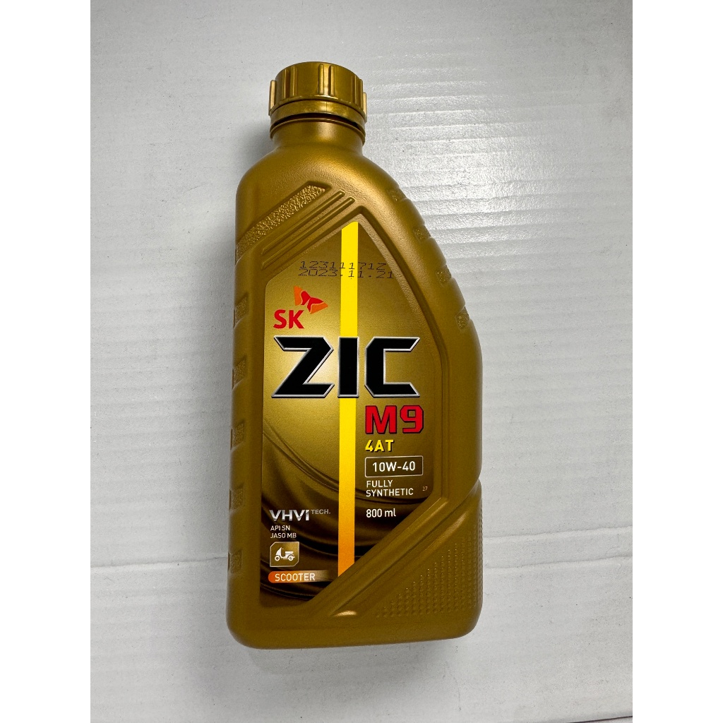 ZIC M9 4AT SCOOTER 800ML 10W-40 FULLY SYNTHETIC OIL | Shopee Philippines
