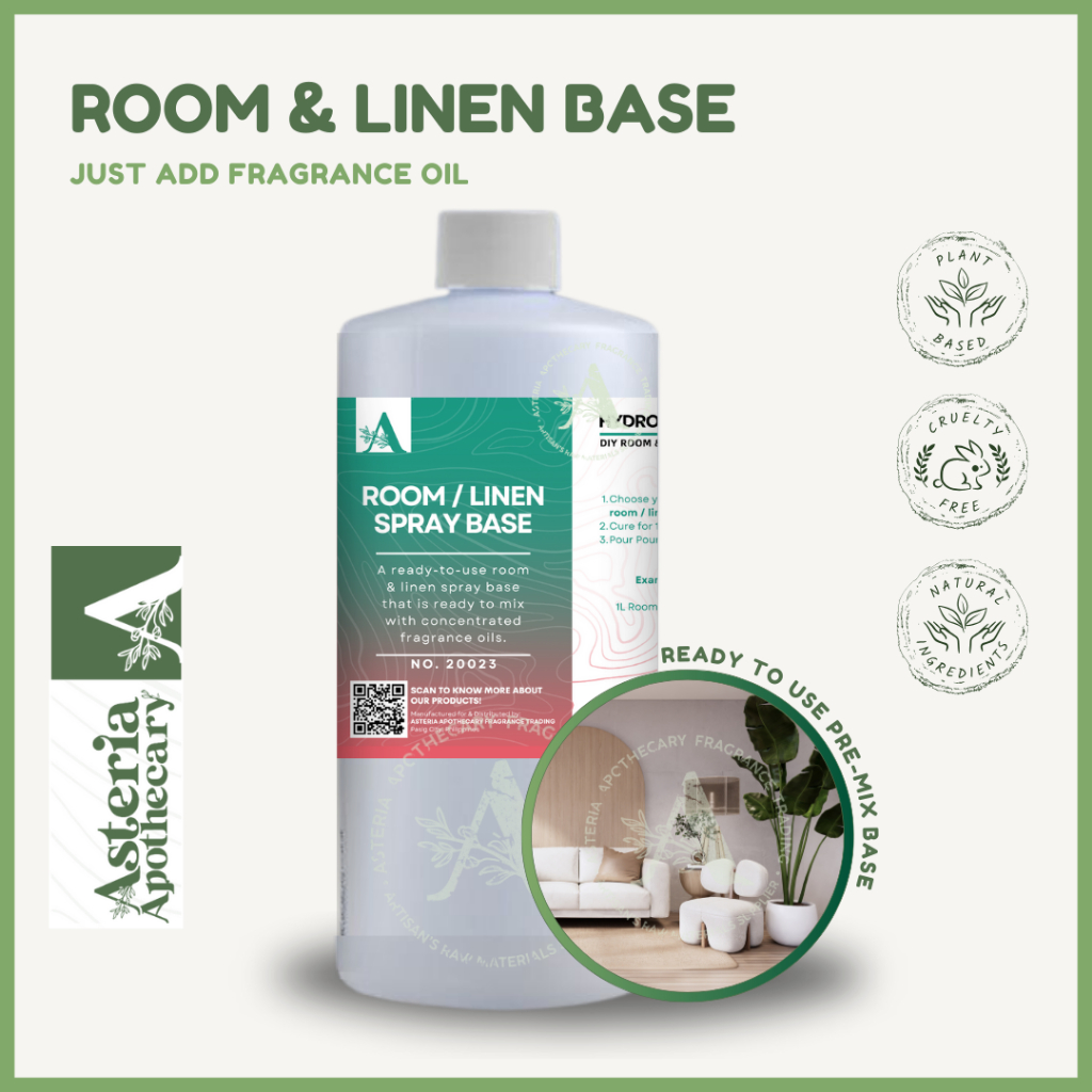 Unscented Room/Linen Spray Base (Just add Fragrance Oil) Asteria