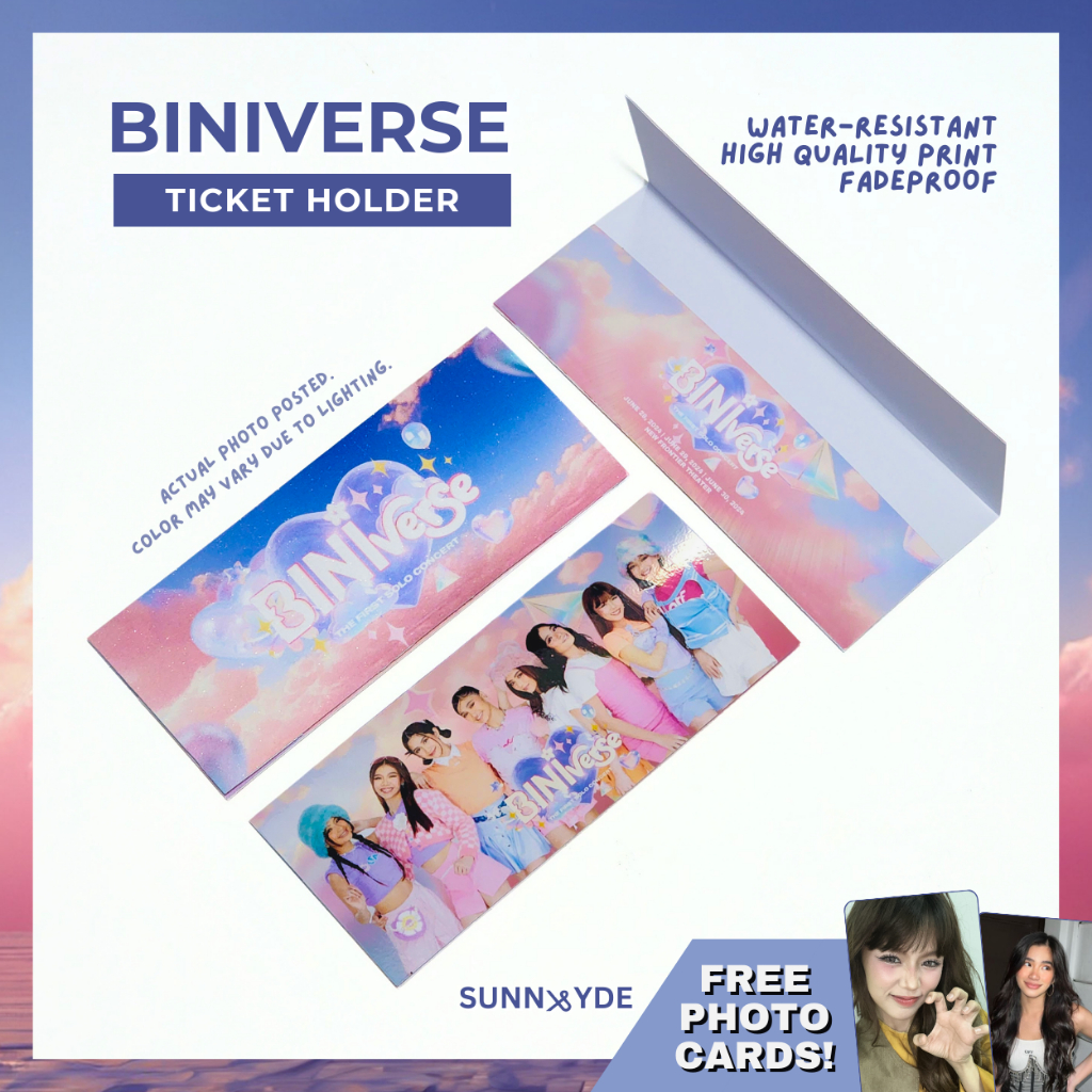 BINIverse: The First Solo Concert - BINI Ticket Holder Envelope ...