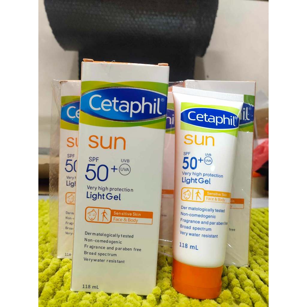 Belleshop Cetaphil Sun Spf 50 Light Gel Orange 118ml Shopee