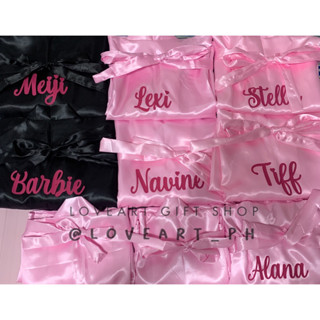 Personalized Kids Robe | Satin Kimono Robes for Kids | Birthday Flower ...