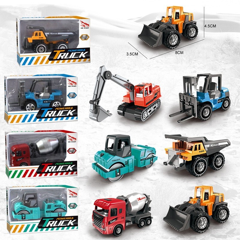 CHE TOYS Alloy 1:64 Construction Engineering Vehicle Dump Truck Diecast ...