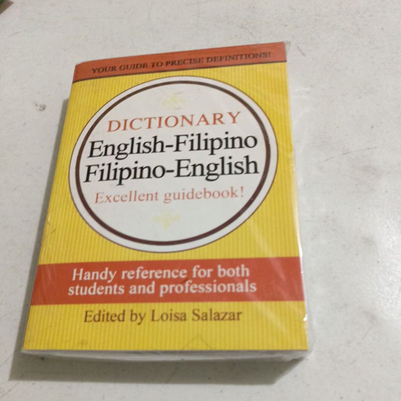 dictionary englishfilipino filipinoenglish Shopee Philippines