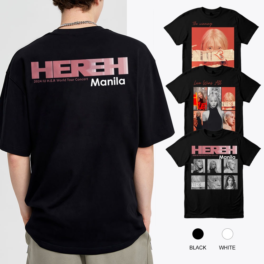 IU H.E.R Concert June 1, 2024 In Manila Limited T-Shirt (Her) by
