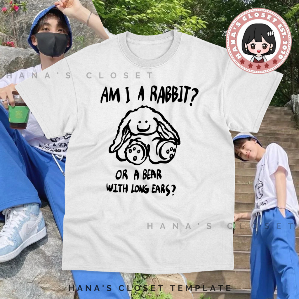 AM I A RABBIT? Seventeen Jeonghan Customized Inspired T Shirt | Shopee ...