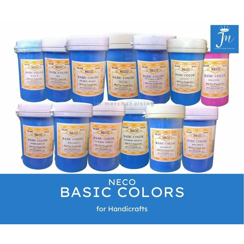 NECO Basic Colors for HANDICRAFTS- NOT FOR FOOD USE | Shopee Philippines
