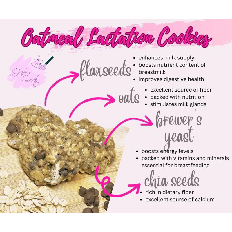 SHILOH’S SWEETS OATS LACTATION COOKIES | Shopee Philippines