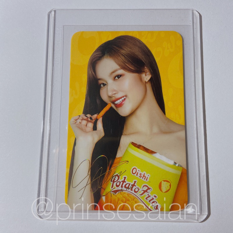 Twice X Oishi Owow Snacktacular Pc Photocards With Toploader Shopee