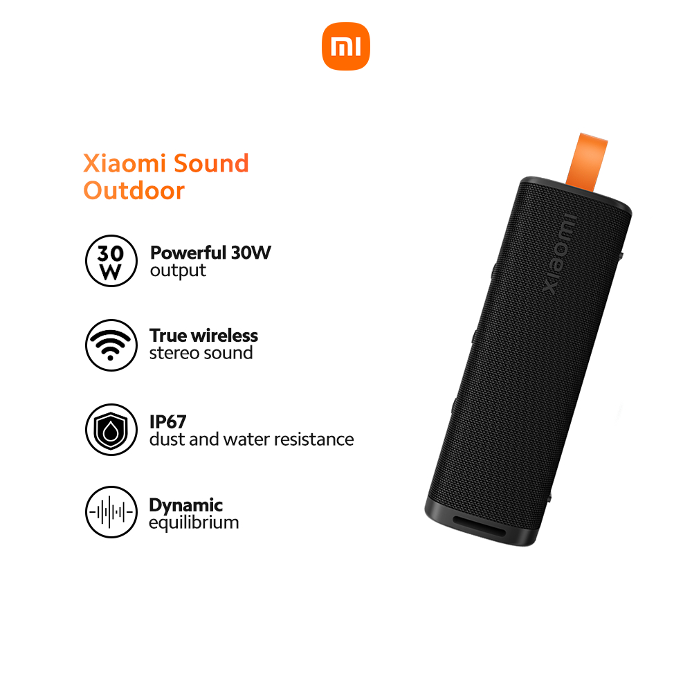 Xiaomi Sound Outdoor 30W Wireless IP67 Bluetooth Speaker Shopee