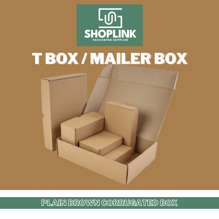 Mailer Box | Tbox | Corrugated Packaging | Gift Box | Brown Kraft | No ...