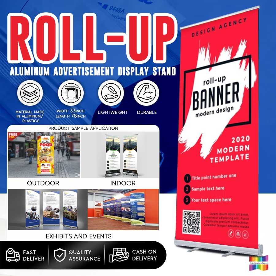 KGS Roll Up Banner Standee 33