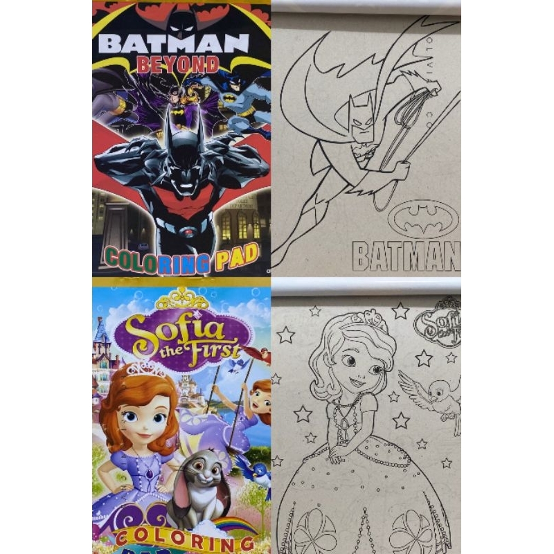 coloring pad 32 characters 8pages. | Shopee Philippines
