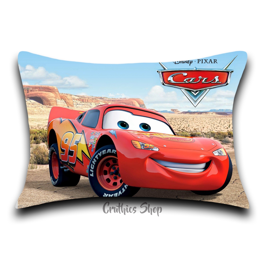 CARS MCQUEEN Mini Pillow 8inches x 11inches - Cotton Class A Polyester ...