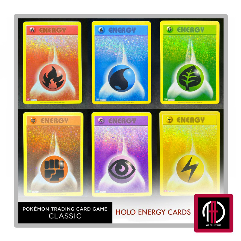 Pokemon TCG Singles - Trading Card Game Classic Holo Energy Cards ...