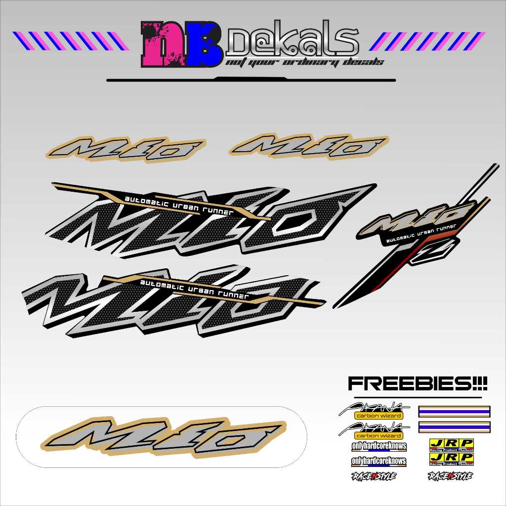 Mio sporty / amore / mio 1 old classic decals | Shopee Philippines