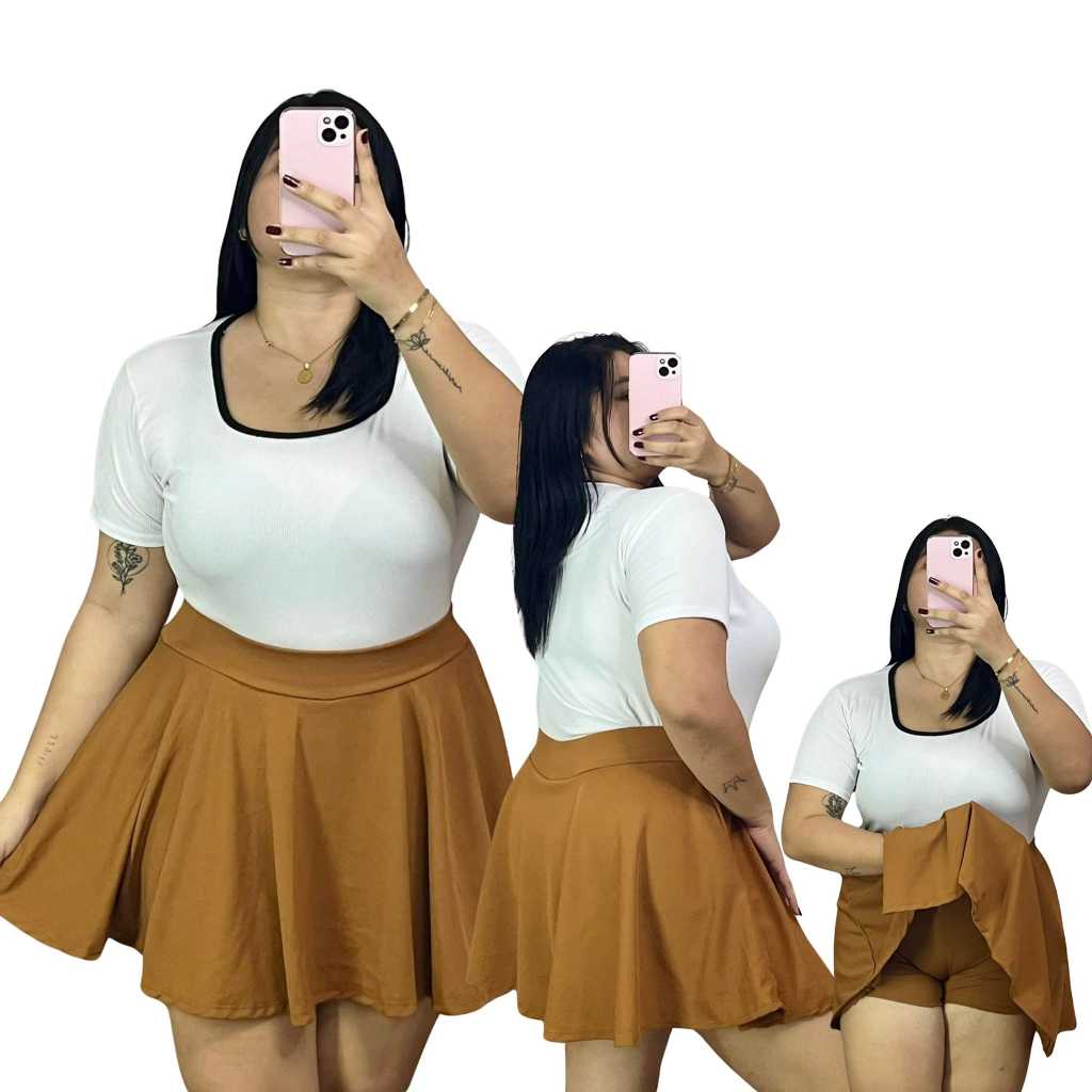 RRA DOONA PLUS SIZE SKORT PALDA SHORT XL XXL SKATER SKORT Shopee Philippines