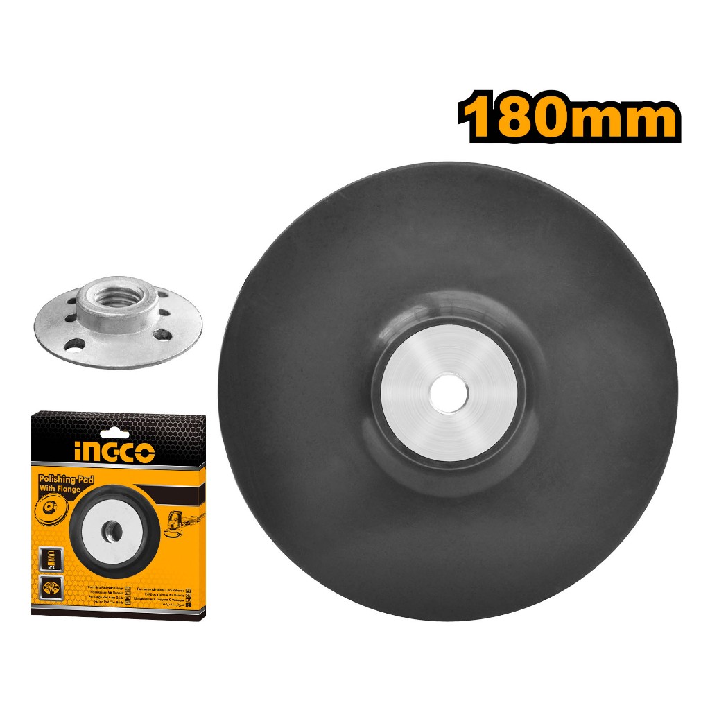 Angle Grinder Backing Pad For M14 – 4, 5, 6, Or 7 Inch Sanding Disc Holder For Wood, Metal & Paint, 12,200 RPM Max, Hook-Loop