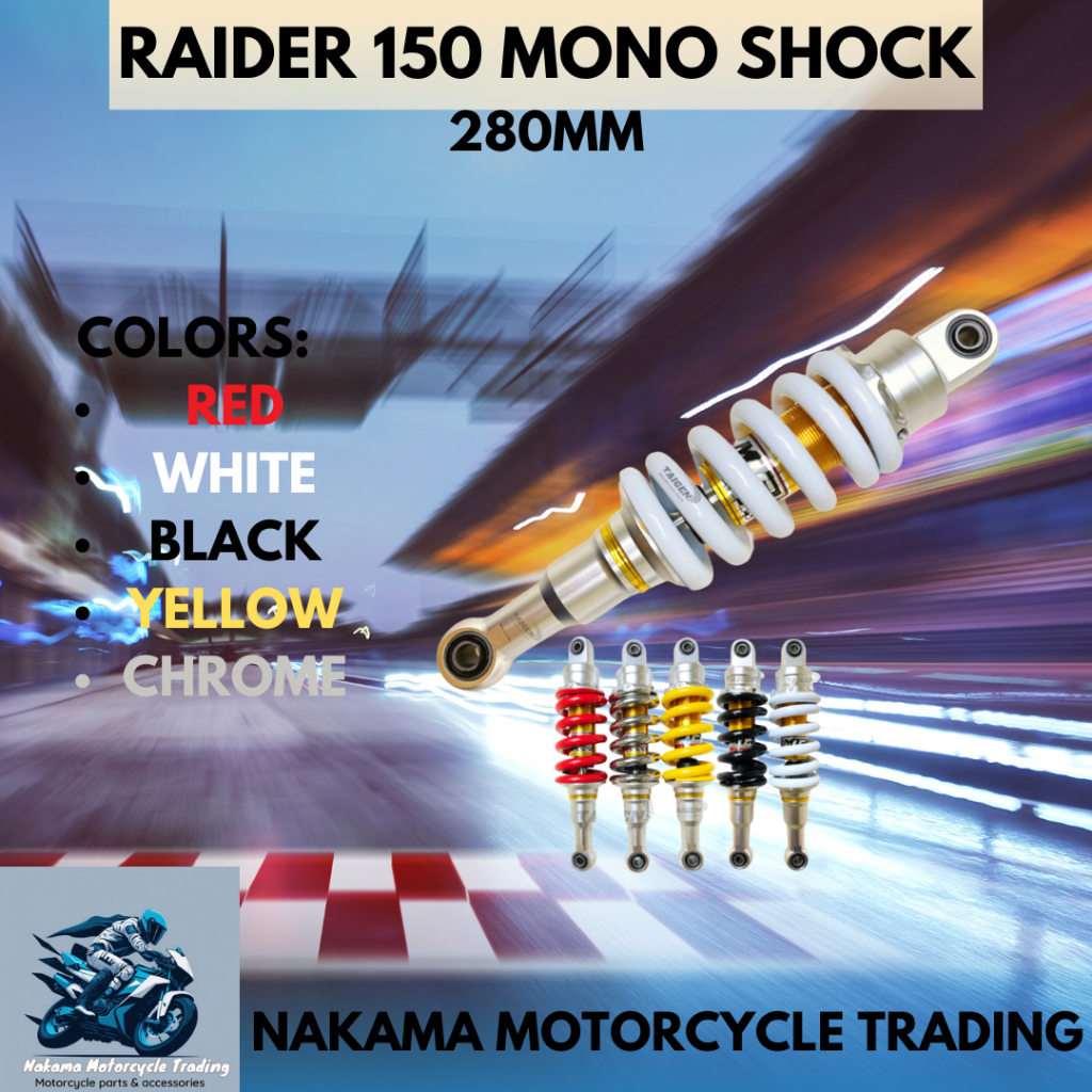 MTR Raider150 Rear Shock Mono Shock 280mm | Shopee Philippines