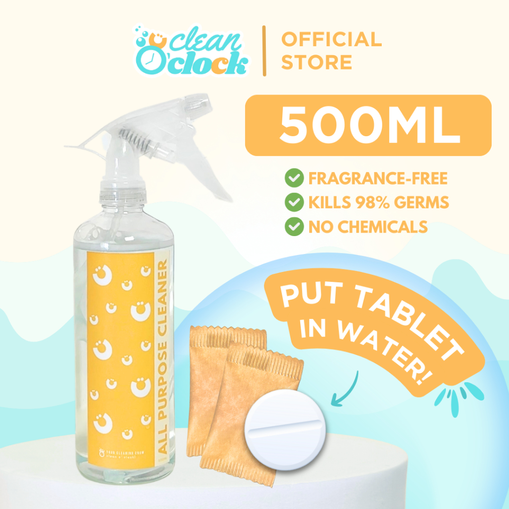 All Purpose Cleaner Spray Tablet Starter Set (500ML) | Shopee Philippines