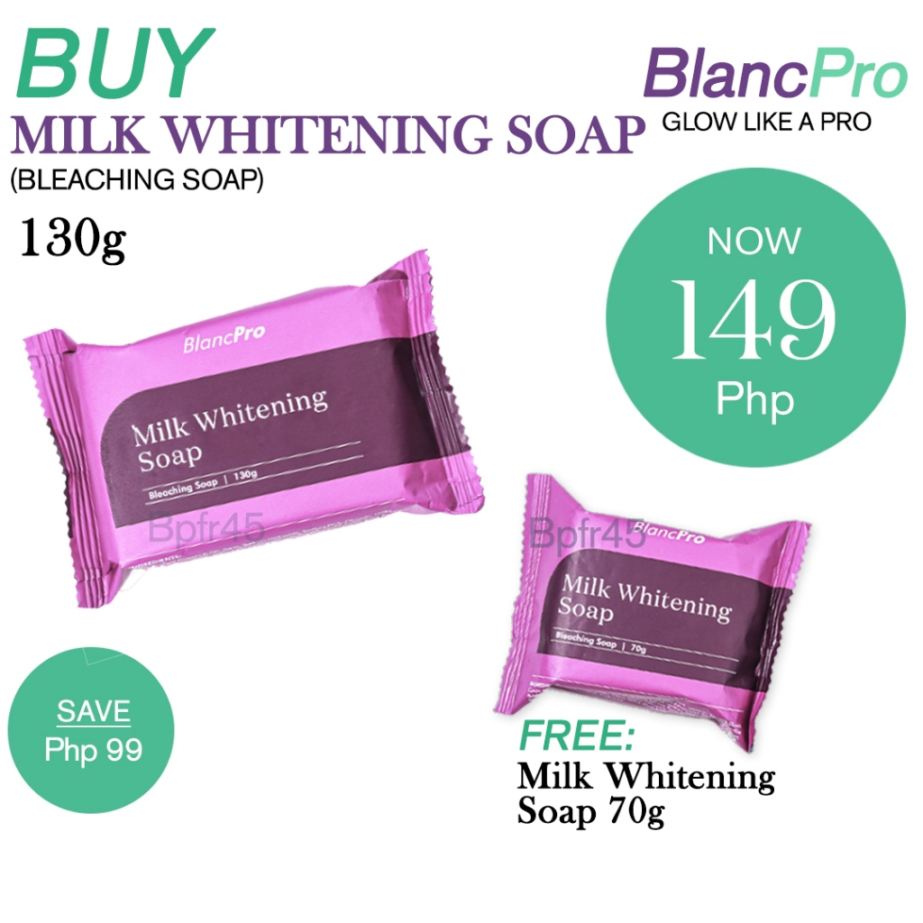 BUY Blanc Pro Milk Whitening Soap Bleaching Soap 130g Free Milk ...
