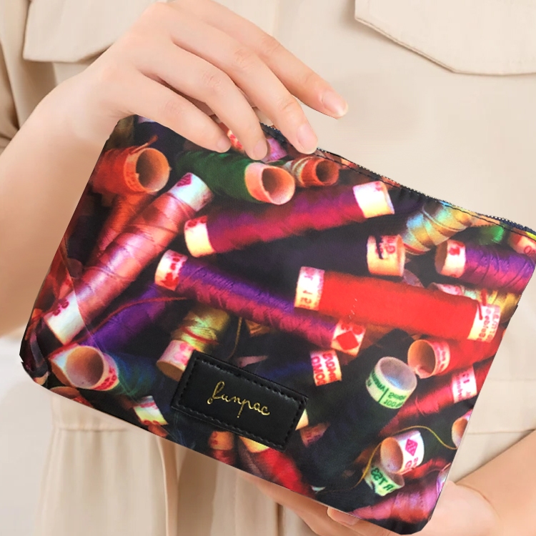 Purse thread print design pouch/ makeup bags, mini bag clutch fashion ...